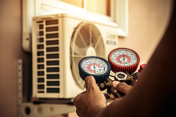 Professional Hvac Maintenance technician working in Montgomery, MN